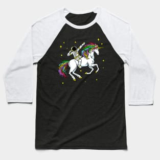 Space Astronaut Dabbing Unicorn Cosmos Gift Baseball T-Shirt